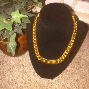🌺Vintage Anne Klein Brushed Gold Necklace🌺